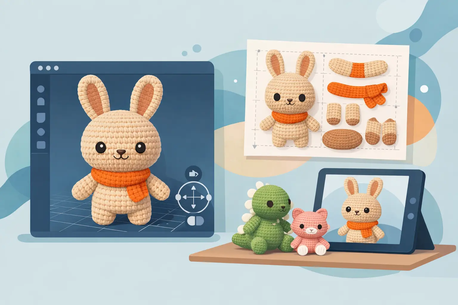 Amigurumi 3D Preview for Better Patterns