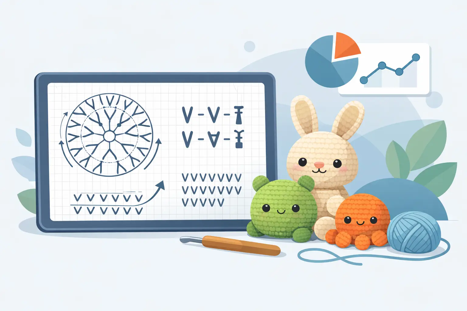 Crochet Chart Generator: From Written Rounds to Symbols