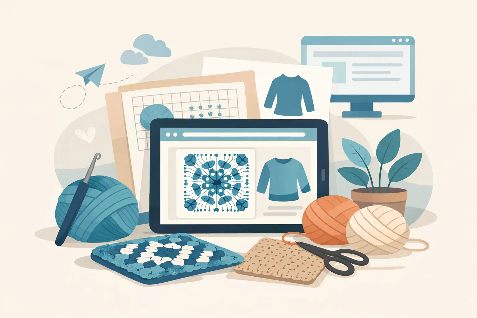 Crochet Pattern Template: Every Section, In Order