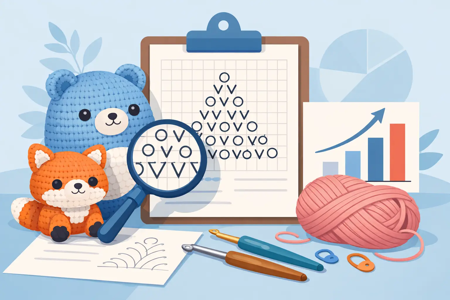 How to Chart Crochet Increases for Amigurumi