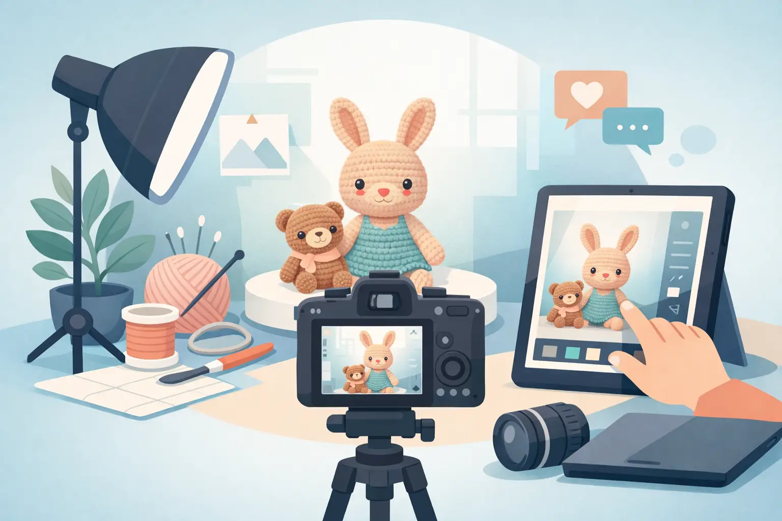 How to Photograph Amigurumi for Pattern Sales