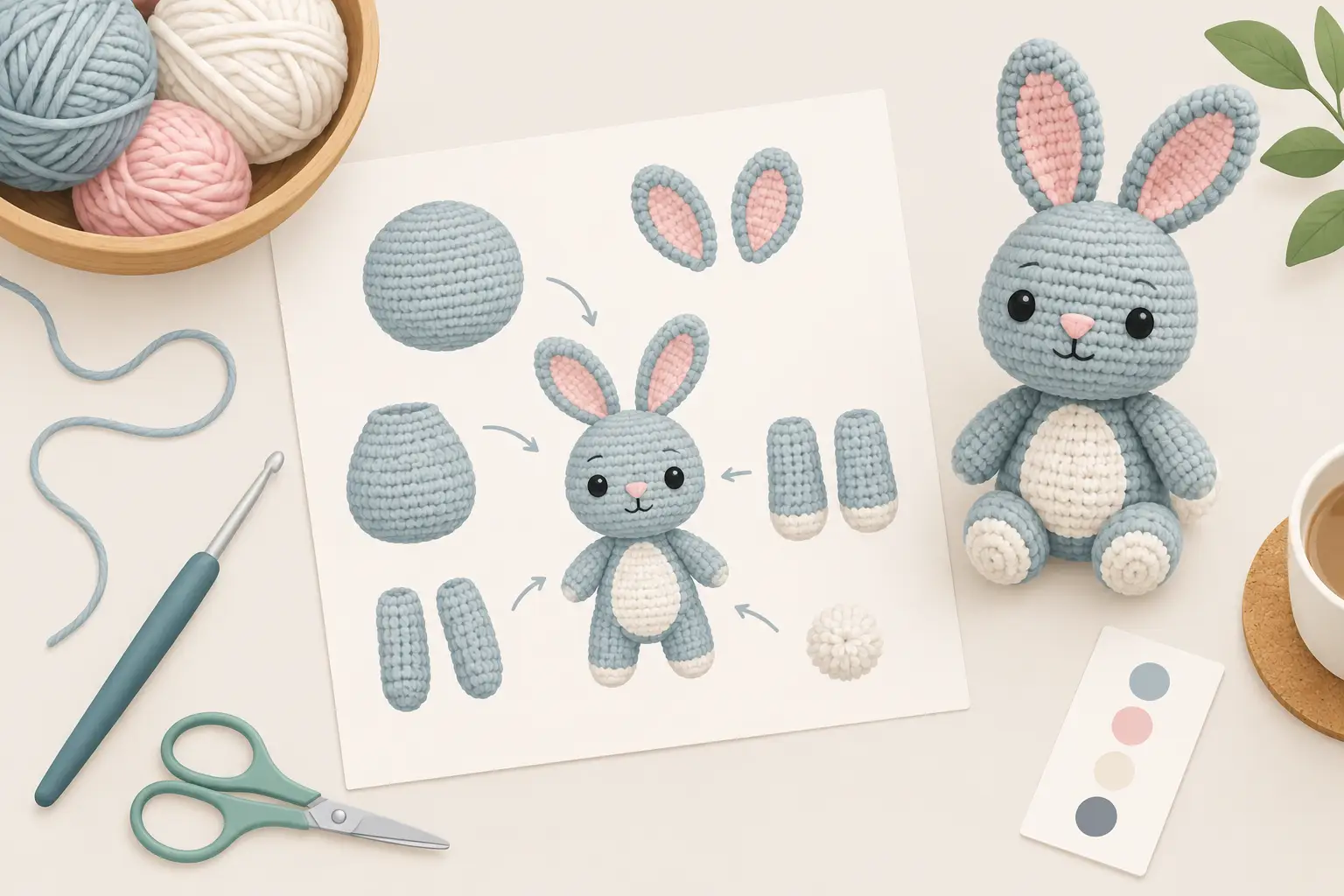 How to Map and Write Amigurumi Assembly Instructions