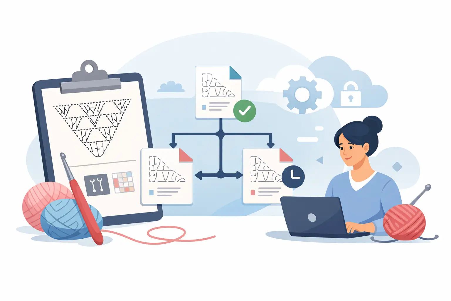Pattern Version Control for Crochet Designers